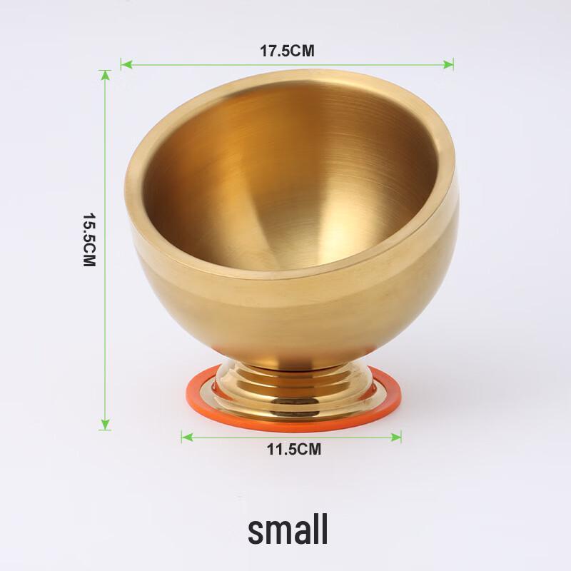 Xihe Golden Stainless Steel Slanted Commercial Seasoning Dish