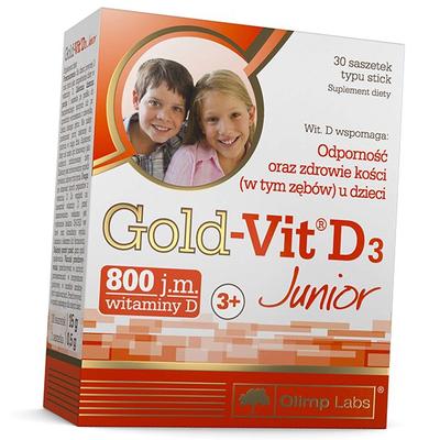Vitamin D3 for Bones and Teeth for Children, Gold-Vit D3 Junior, (36283147)