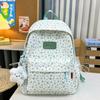 Schoolbag Fashion Versatile Student School Bag Female Junior High School Student Large Capacity Backpack Simple and Lightweight Travel Backpack