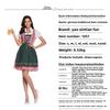 German Traditional Bavarian Dirndl Dress Women Adult Oktoberfest Halloween Costume