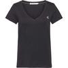 Calvin Klein Womens/Ladies Embroidered Stretch V Neck T-Shirt