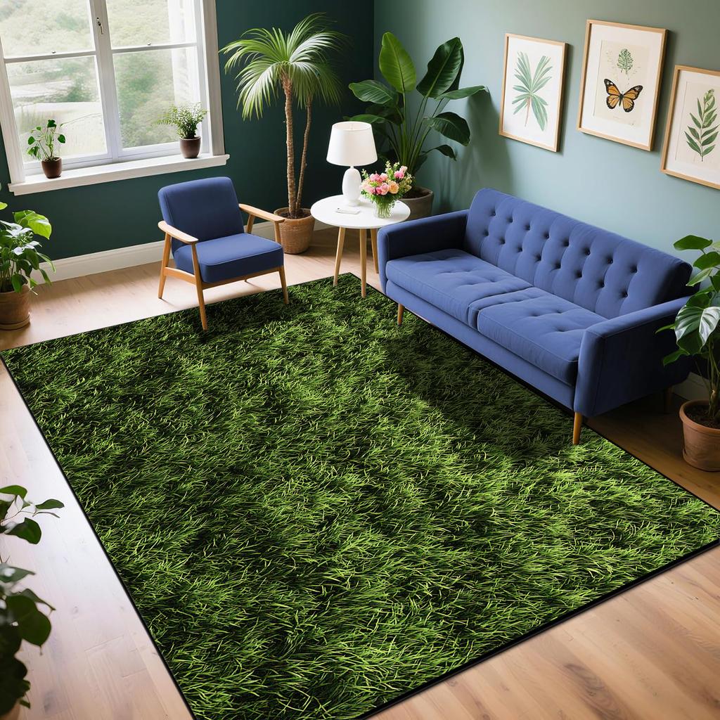 Modern Natural Style Carpets Living Room Sofa Table Customizable Rugs Washable Indoor Entrance Antiskid Floor Mat Easy Cleaning