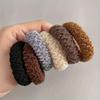 High Elasticity Thick Hair Band Set for Women - Elegant and Sweet Solid Color Pill Band, Soft and Not Tight Hairstyle, Suitable for Adults