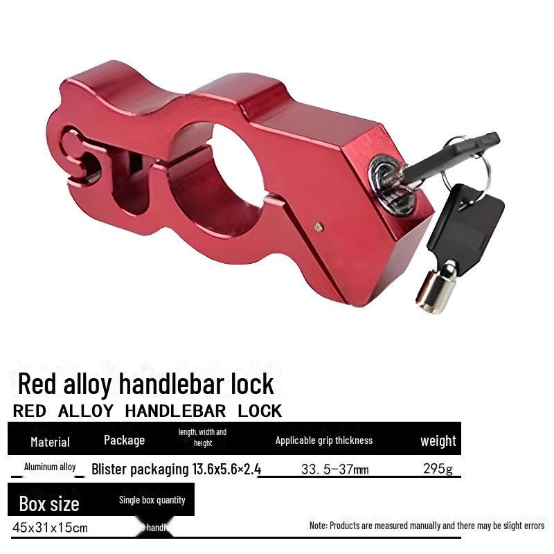 Univerzální zámek plynu a řídítek proti krádeži pro elektromobily, skútry a motocykly