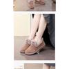 Women's Low-Cut Slip-On Winter Slippers, Soft Sole Comfortable House Shoes, Plush Lined Cozy Indoor Outdoor Casual Flats