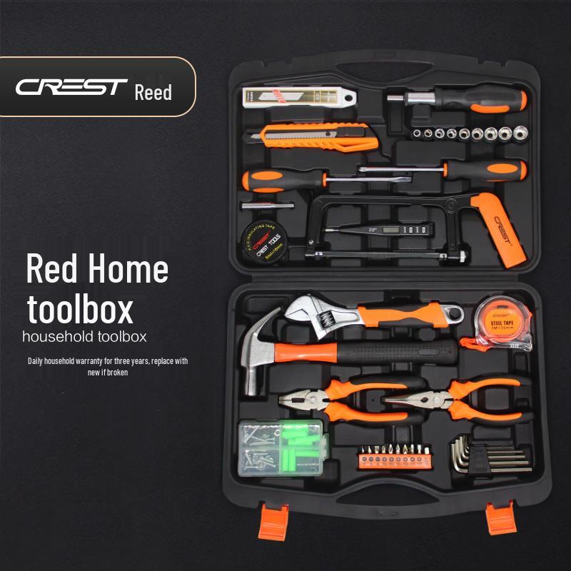 Multifunctional Electrician Toolbox: Complete Hardware & Electric Drill Set