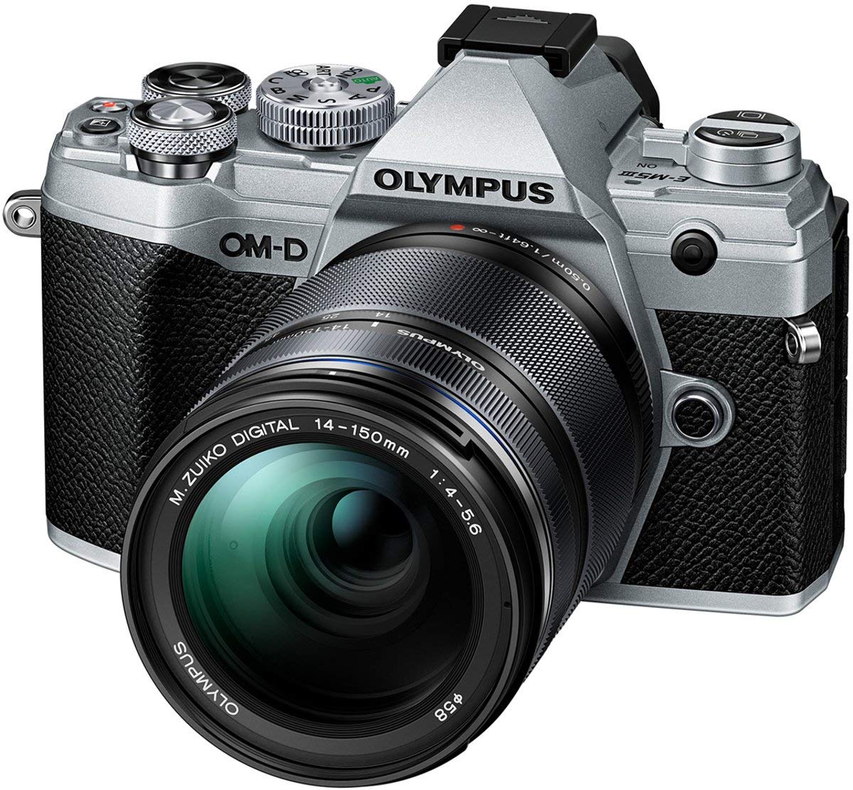 

OLYMPUS Mirrorless Single Lens Camera MarkIII Lens Kit Silver OM-D E-M5 14-150mmII срібний