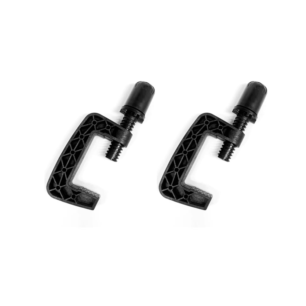NORMICHIC 1 Pair Steering Wheel Fixing Clips For Logitech G25 G27 G29 G920 G923, Replacement Bracket Mount For Racing Game Steer Wheel Clamps