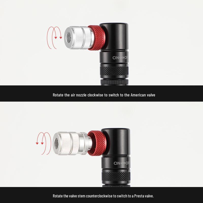 Portable High-Pressure Mini Bike Pump for Outdoor Cycling