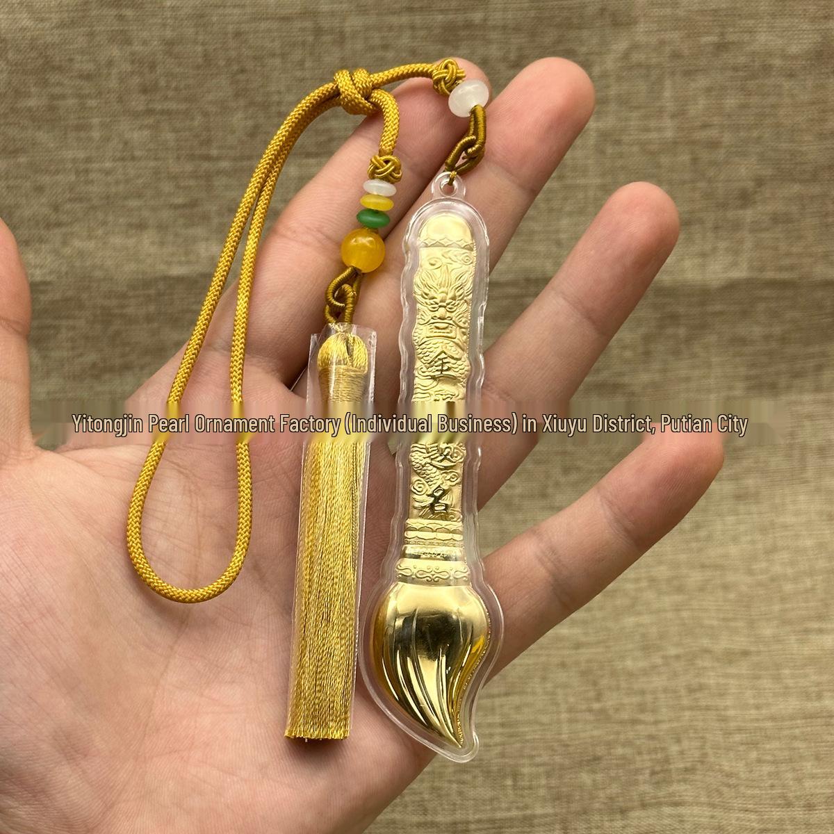 2026 Gold Manjushri Bodhisattva Pendant: Gaokao Blessing & Prayer Gift Gold Excluded
