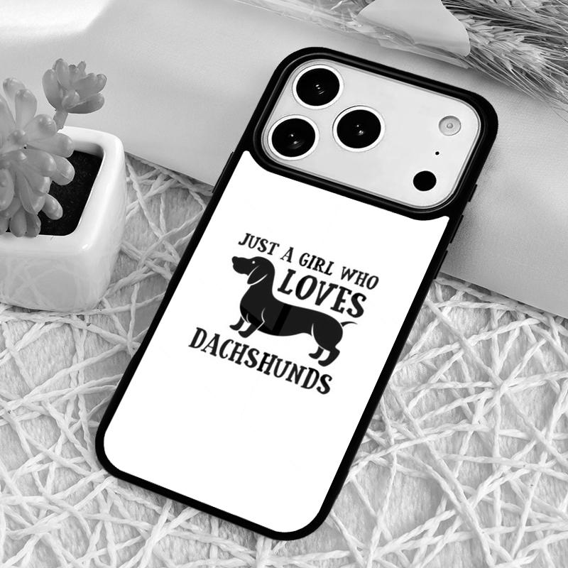 Funny Dachshund Long Dog Short Legs Phone Case for iPhone 17 Air 16 15 11 12 14 13 Pro Max Shockproof Cover