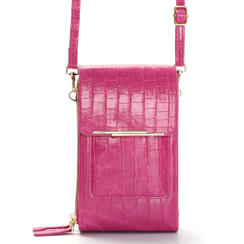 

Women Bag Soft Leather Wallet Touch Screen Mobile Phone wallet Mini Oneshoulder Crossbody Women bag Cheap Women Bags Coin Purse
