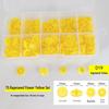 120-Piece Snap Fastener Installation Tool Set with Colorful Resin Buttons and Hand Press Pliers