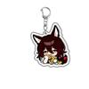 Acrylic Keychains Honkai Star Rail Tingyun Elysia Asta Herta Jing Yuan March 7th Yanqing Key Chain A String Bag Backpack Pendant