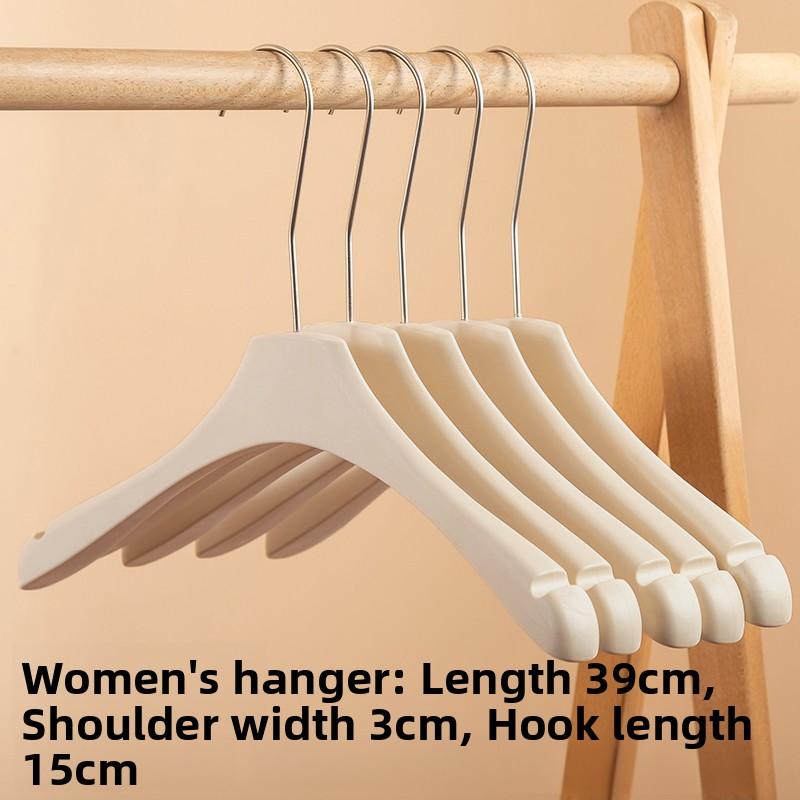 No-Trace Plastic Clothes Hangers for Clothing Stores Home Use Adult Modern Sle Iron Hook Anti-Slip Design Wardrobe Storage