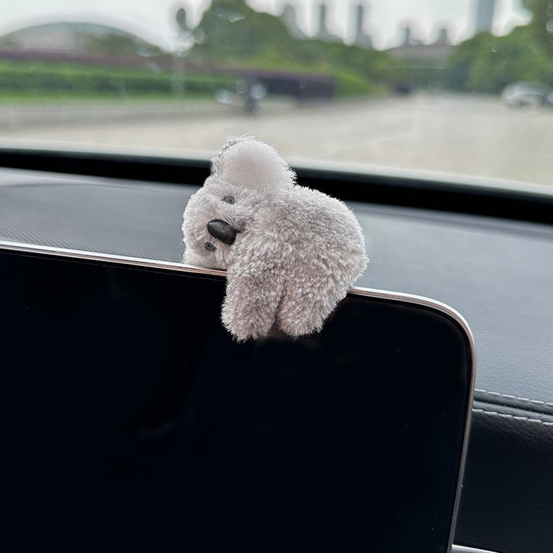 1PC Koala ornament on the center console screen inside car adjust doll animal Interior Air outlet Rearview mirror originality CN