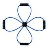 Pilates Weerstandsband met 4 Lussengrepen Borstvergroter Stretchband Spieren Krachttraining Elastische Band Thuisgymnastiek Full Body Workout Apparatuur