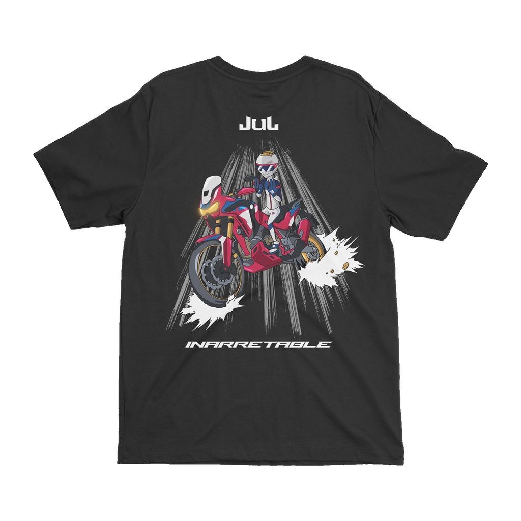 French Rapper Jul  Album "Inarretable Tour" T-shirts for Men and Women Hip-hop T-shirts for Men Women FashionTrend T-shirts Top