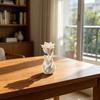 Büro-Ornament 3D-gedruckte Tulpenform Dekorative Figur Integrierte Formgebung PLA Kleine Skulptur Wohnkultur