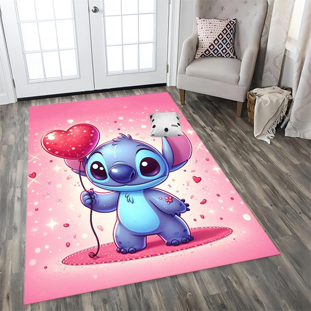 Stitch Angelic Fantasy for Living Room rug, Bedroom, Study Room, Hallway Decoration, Perfect for Home Decoration or Holiday Gifts