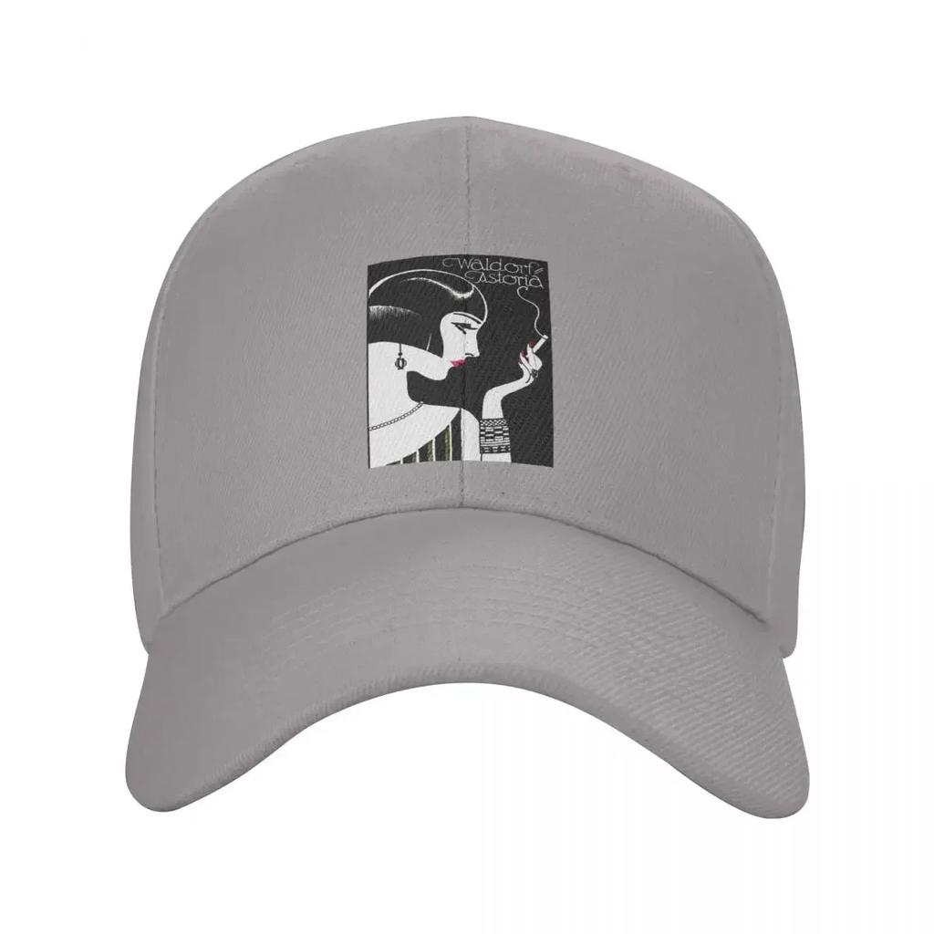 WALDORF ASTORIA Vintage Hotel Werbedruck Baseballkappe Sonnenschirm Truckerhut Sonnenhut Hüte Damen Herren