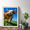 Diamond Paiting Cow Diamond Painting 5D Full Cross-Stitch Diamond Painting Full Drill