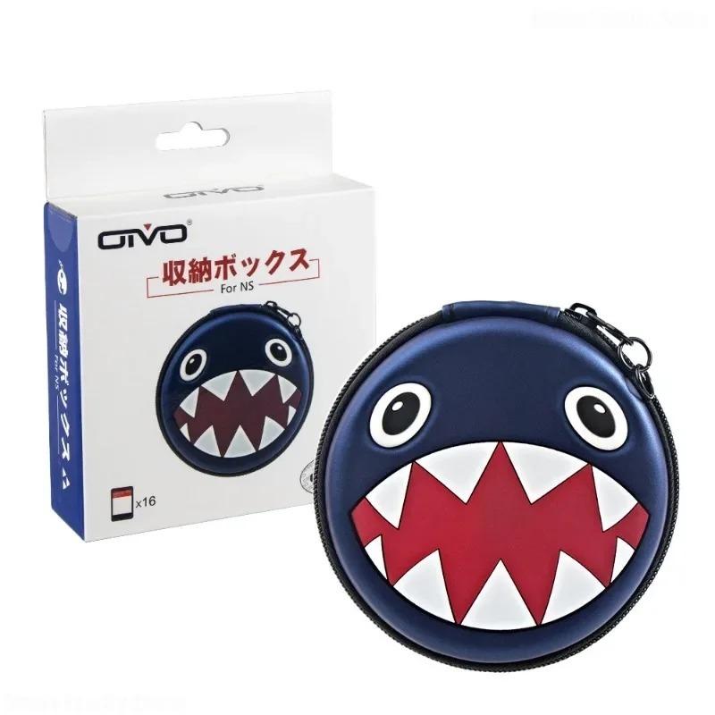 

Чехол для игровой карты, совместимый с Nintendo Switch, чехол для переноски с держателем для 16 карт, защитный противоударный чехол для хранения игр для переноски в дороге 10.7*10.7*3.5cm красный/синий