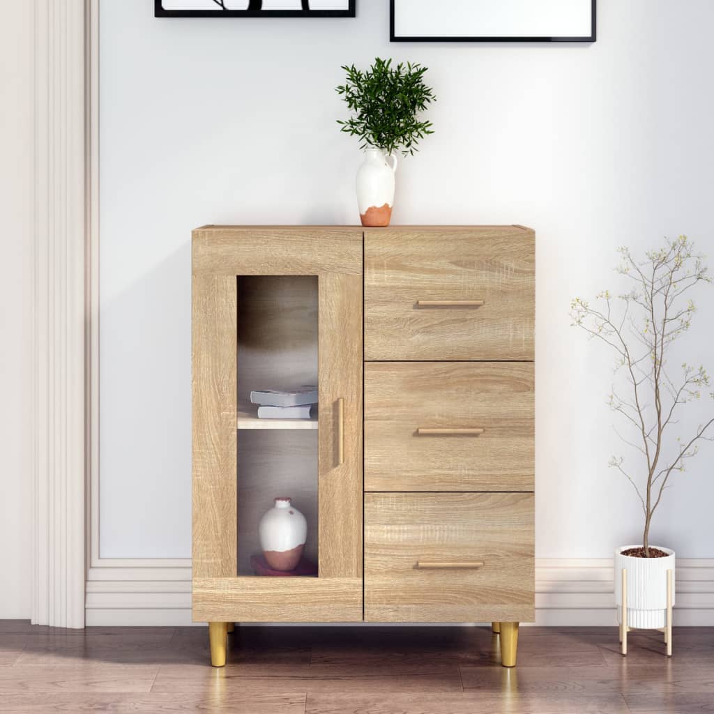 Sideboard Sonoma Oak 69.5 x 34 x 90 cm Particleboard