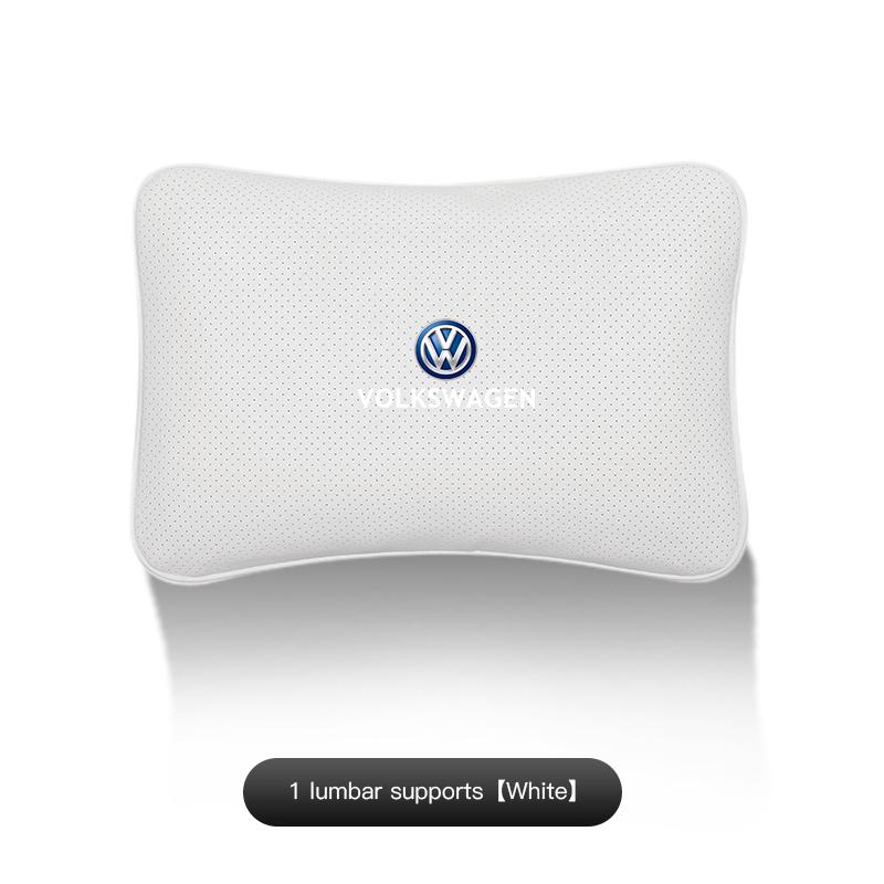 Hijk1 Car Neck Pillow Seat Headrest Automatic Memory Cotton Protective Pad For VW Golf T‑Roc Tiguan Polo Passat T‑Cross Taigo ID.4