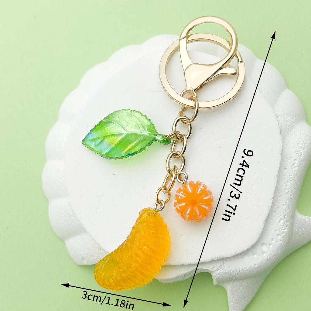 Smiley Cherry & Clover Keychain Pendant for Backpack & Earphone Case