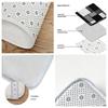 VIKAMA Modern Geometric Kitchen Carpet Comfortable Hallway Bedroom Floor Mats Non-Slip Entrance Door Mats Home Decoration