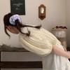 Neue Scrunchies Roter Saum Blau Gestreiftes Haargummi Süß Frisch Elastisches Haarband Mädchen Frauen Haaraccessoires