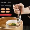 1pc Stainless Steel High-Heat Kitchen Grippers,Anti-Slip Silicone Cooking Claws for Hot Dishes&Bowls,Commercial Kitchen Utensil