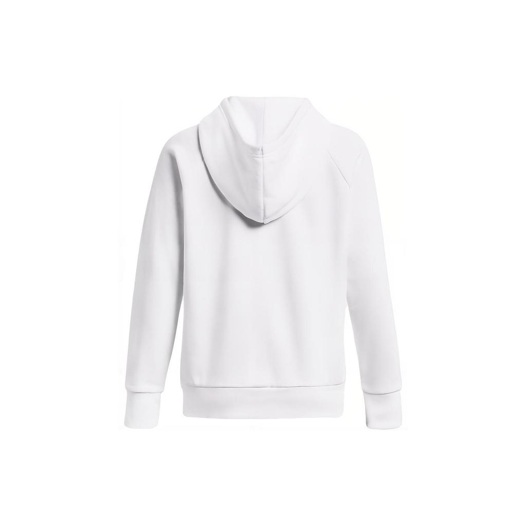 Under Armour Rival Fleece Full-Zip Hoodie Women Hoodies White 1379497-100