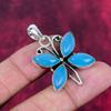 Blue Chalcedony 925 Solid Sterling Silver Pendant, Handmade Gemstone Pendant Jewelry, Gifts For Wife Brand New Pendant