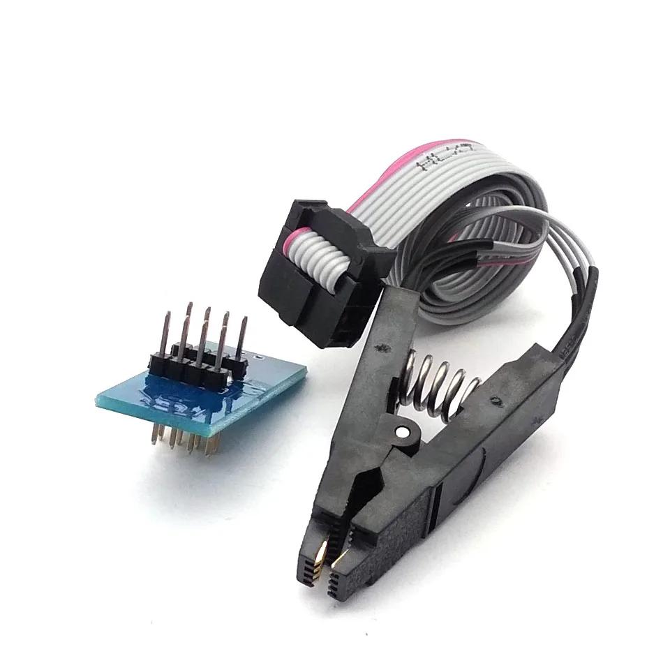 CH341A 24 25 Series EEPROM Flash BIOS USB Programmer Module + SOIC8 SOP8 Test Clip for EEPROM 93CXX / 25CXX / 24CXX DIY KIT