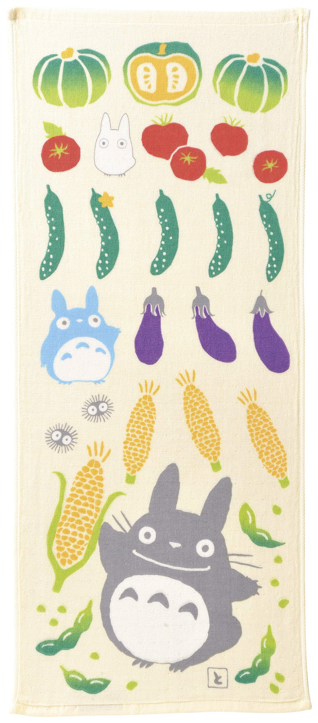 

Marushin Face Studio Ghibli Neighbor 34 x 80 Summer 1005037500 Towel, My Totoro, cm, Vegetables, 100% Cotton,
