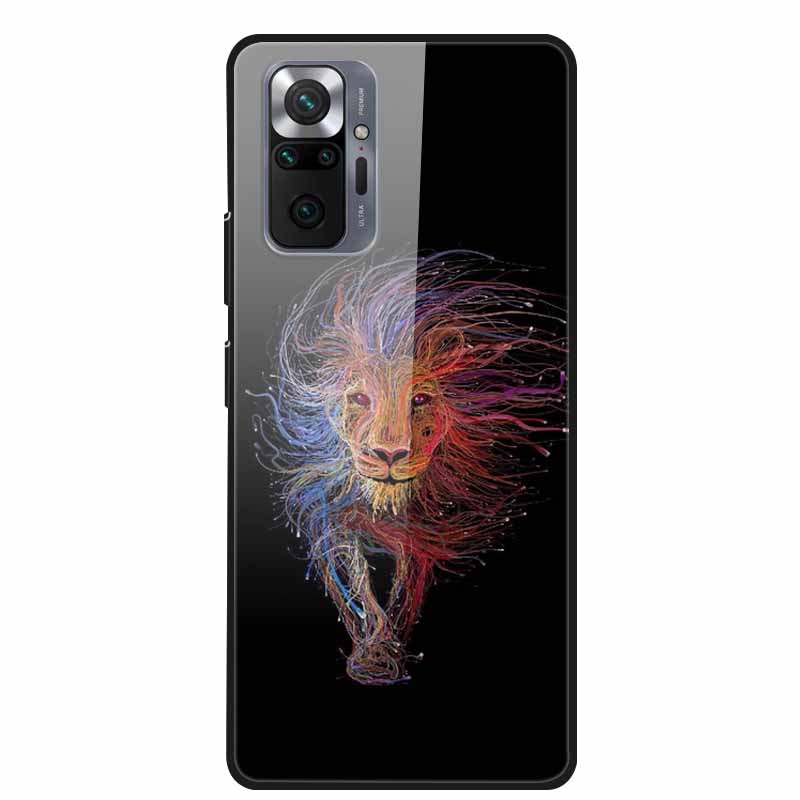 

Цветная закаленная стеклянная крышка для чехла Xiaomi Redmi Note 10 Pro, жесткий противоударный Funda для чехлов Redmi Note10 / Note 10Pro, корпус Redmi Note 10 (6.43)