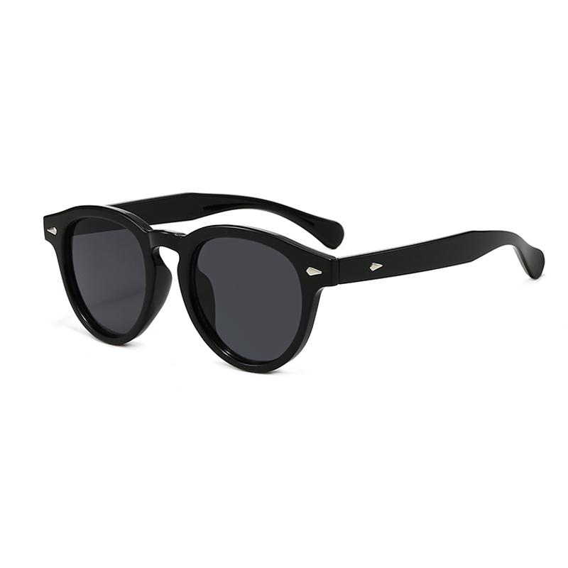 

1/3pcs Retro Candy Color Round Sunglasses Women Fashion Rice Nail Decorative Shades UV400 Men Trending Outdoor Sun Glasses