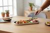 Ceramic Plate 40 Cm Luna Line Oval Large For Serving