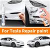 For Tesla Model S/Y/X/3 Car Scratch Paint Pen Deep Scratch Repair Removal White Black Red Silver Blue Grey Scratch Repair Spray