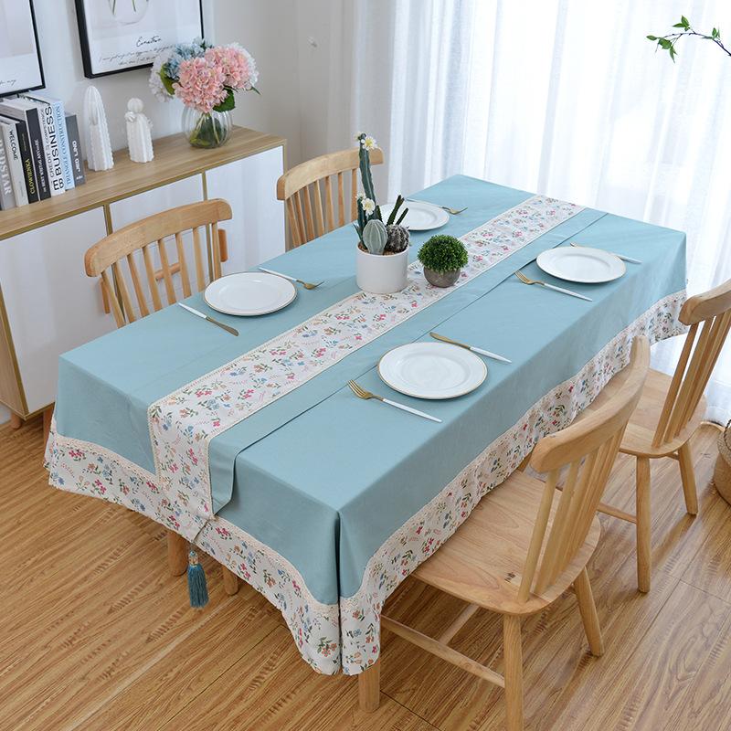 Linen Cotton Printed Tablecloth Tablecloth Coffee Table Cloth