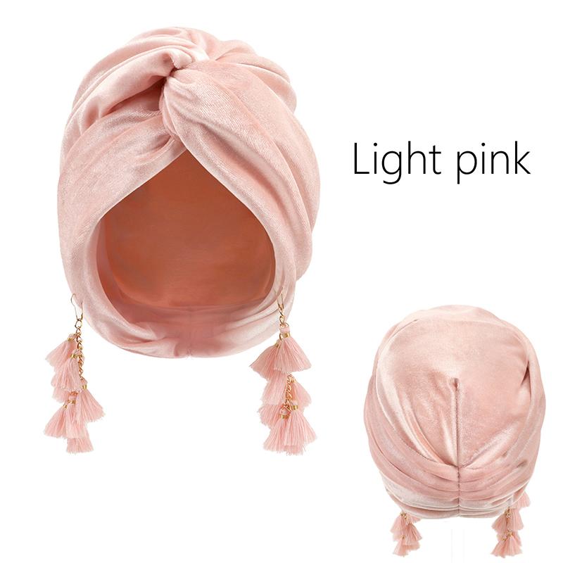Women'S Spring Boho Scarf Hat Retro Cross Wrap Headscarf With Tassels Lightweight Turban Cap For Outdoor Music Festival