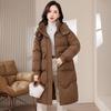 Winter Cotton Clothing Women's Mid To Long Length Plus Plus Size Women's Thick Coat