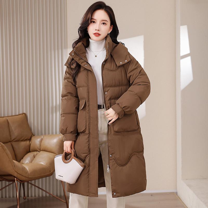 Winter Cotton Clothing Women's Mid To Long Length Plus Plus Size Women's Thick Coat
