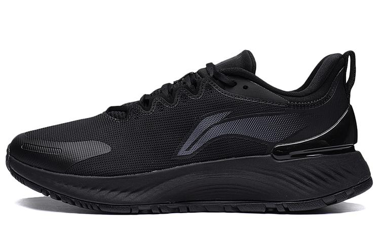 Li Ning YueYing Element Running Shoes Men s Low Top Black ARHS007-5 39.5