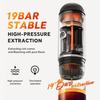 Portable Espresso Maker for Travel & Camping, Self-Heating 3-in-1 Coffee Machine Compatible with Nespresso, Dolce Gusto & Ground Coffee