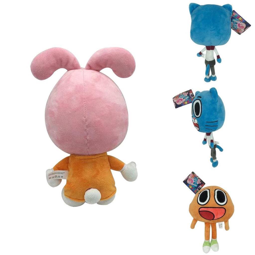 Ultra Soft 9.84" The Amazing World Of Gumball Darwin Plush Toy Perfect For Kids