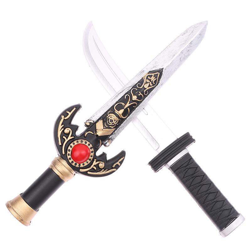 Simulare Pumnal Pumnal Copii Sabie Armă Film Cosplay Sabie Prop Joc de rol Cadou Armă de siguranță Model Jucărie Cadouri pentru copii
