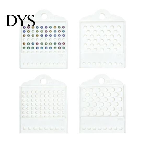 Bead Holder with Sliding Dividers 4Pcs Counting Tray for Jewelry Making Plastic Sorting Board Creative Organizer On The Go 3/4/6/8mm Beads Divider